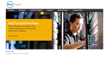 Tablet Screenshot of force10networks.com